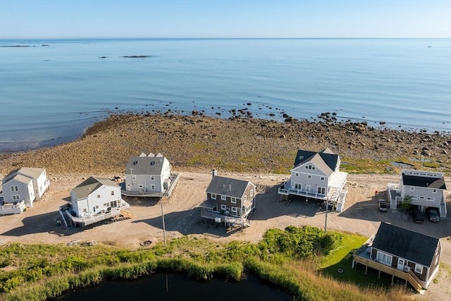 63 Seaside Rd, Scituate, MA 02066 - aerial view of property and surrounding area with a nearby body of water