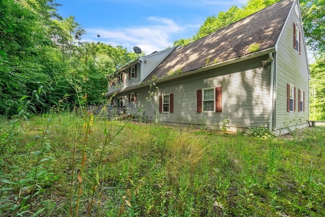 view of home's exterior