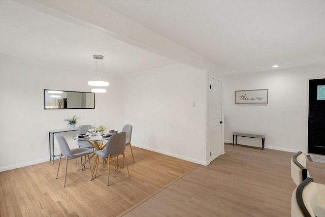 831 Morgan Rd, West Springfield, MA 01089 - dining area featuring light wood-style floors and recessed lighting