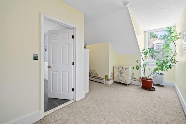 48 Northey St Unit 48, Salem, MA 01970 - interior space with carpet, a baseboard heating unit, and baseboards