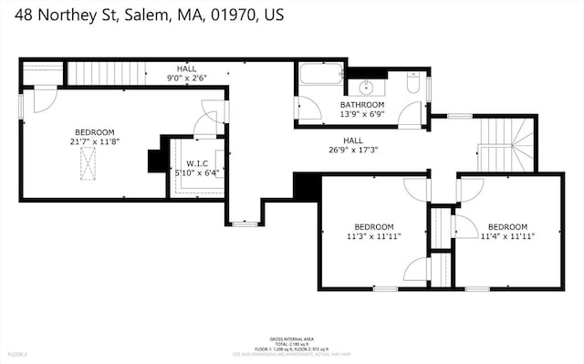 48 Northey St Unit 48, Salem, MA 01970 - room layout
