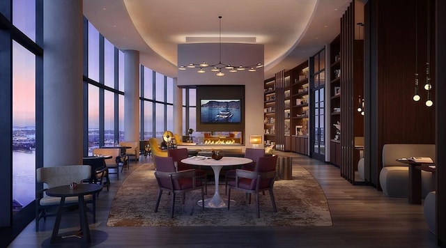 682 Atlantic Ave Unit 37G, Boston, MA 02111 - lobby with expansive windows and a high ceiling