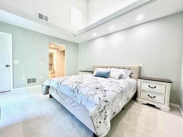 194 Captain Eames Cir Unit 194, Ashland, MA 01721 - bedroom with light carpet, recessed lighting, and baseboards