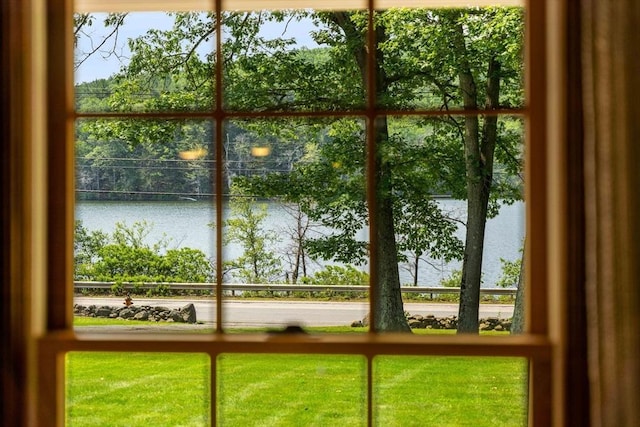 1857 Great Pond Rd, North Andover, MA 01845 - doorway to outside with a water view