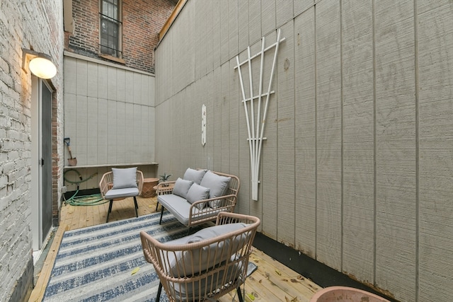 view of patio / terrace featuring a deck