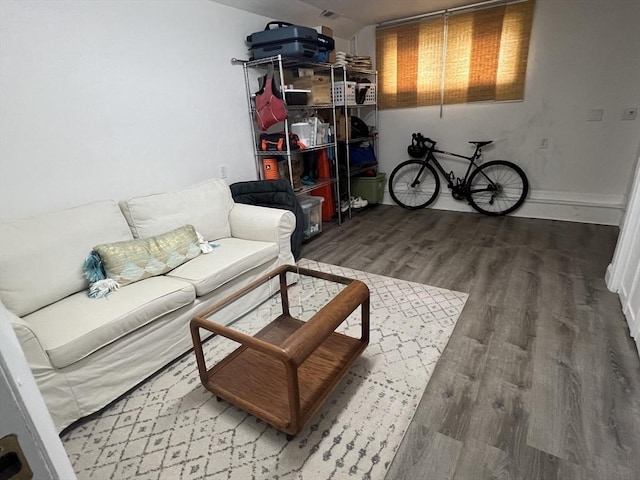 239 Prospect St Unit 241-3, Cambridge, MA 02139 - living area with wood finished floors and baseboards