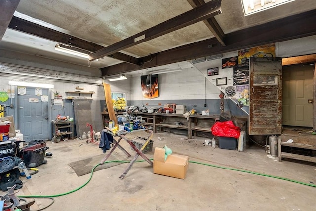 24 Webber Rd, Brookfield, MA 01506 - basement with a workshop area