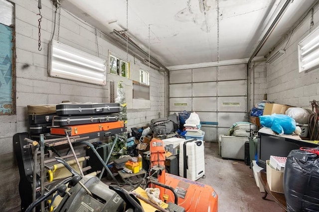 24 Webber Rd, Brookfield, MA 01506 - garage featuring concrete block wall