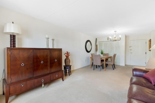 51 Melrose St Unit 5A, Melrose, MA 02176 - living area with a chandelier and light carpet