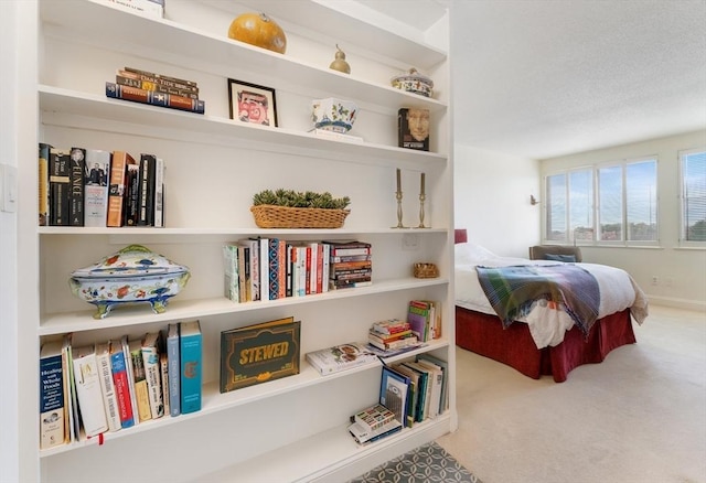 bedroom featuring carpet flooring