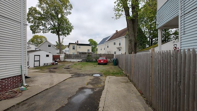 view of street with a residential view