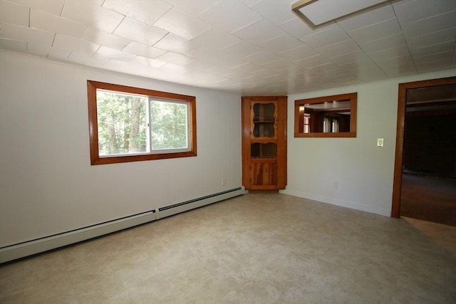 396 Maple St, Winchendon, MA 01475 - empty room featuring a baseboard radiator and baseboards