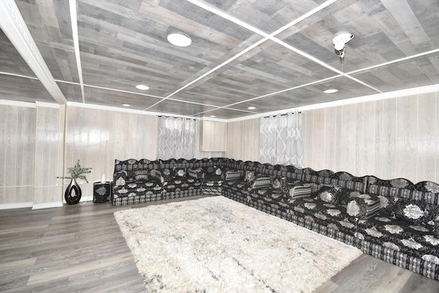 541 Grattan St, Chicopee, MA 01020 - home theater room featuring wood finished floors