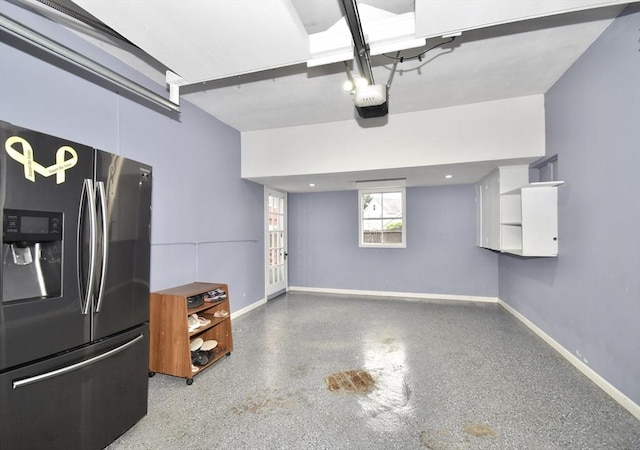 541 Grattan St, Chicopee, MA 01020 - garage with stainless steel fridge with ice dispenser and french doors