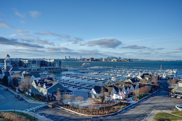 water view featuring a view of city