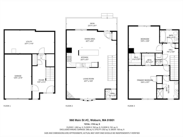 960 Main St Unit C, Woburn, MA 01801 - property floor plan