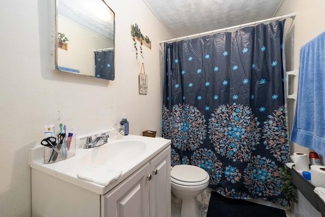 224-232 Caroline, New Bedford, MA 02740 - bathroom with vanity, toilet, and a shower with shower curtain