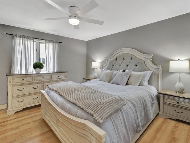 10 Vernon Ave, Hull, MA 02045 - bedroom featuring light wood finished floors and ceiling fan