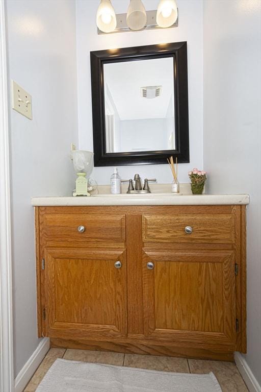 54 Clarke Rd, Sturbridge, MA 01518 - bathroom featuring vanity and tile patterned floors
