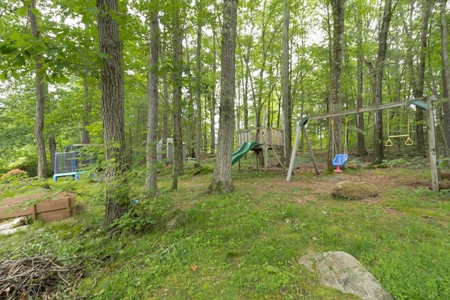54 Clarke Rd, Sturbridge, MA 01518 - view of yard with a playground