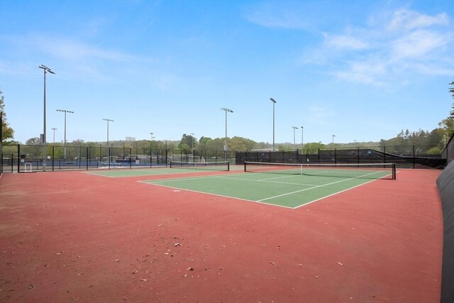 41 Clarke St, Lexington, MA 02421 - view of tennis court with fence