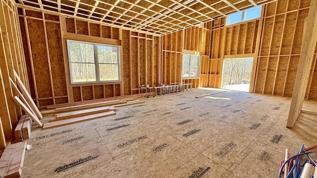 miscellaneous room featuring a wealth of natural light