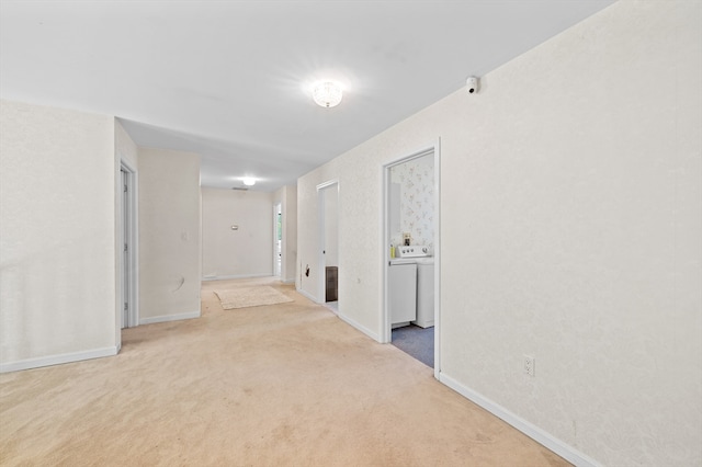 78 Holden Rd, Paxton, MA 01612 - spare room with washer / clothes dryer, baseboards, and carpet floors
