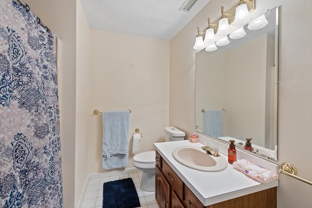 78 Holden Rd, Paxton, MA 01612 - bathroom featuring tile patterned flooring, vanity, toilet, and a shower with shower curtain