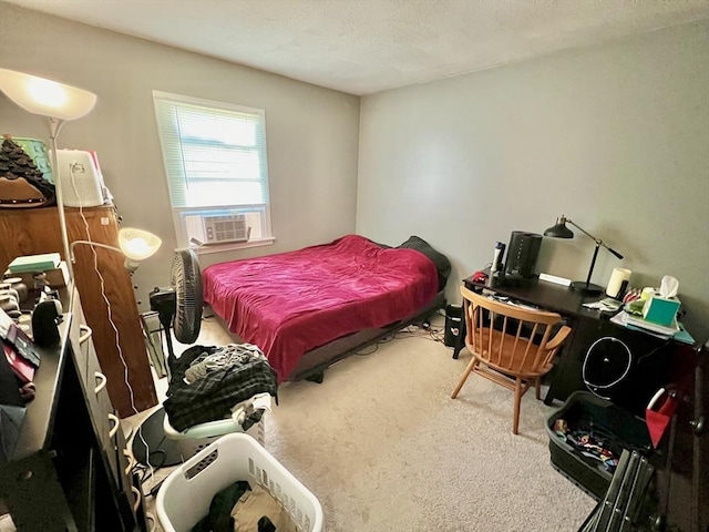 bedroom with carpet flooring