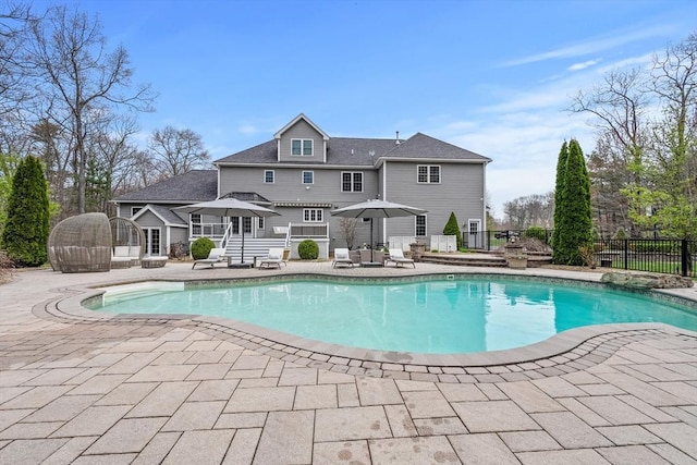 19 Cardiff Rd, Windham, NH 03087 - view of pool featuring a patio area