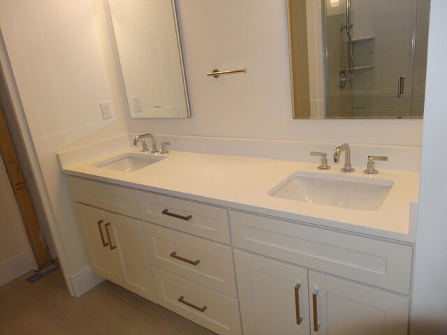163 Johnson Woods Dr Unit 163, Reading, MA 01867 - full bathroom with a shower stall and double vanity