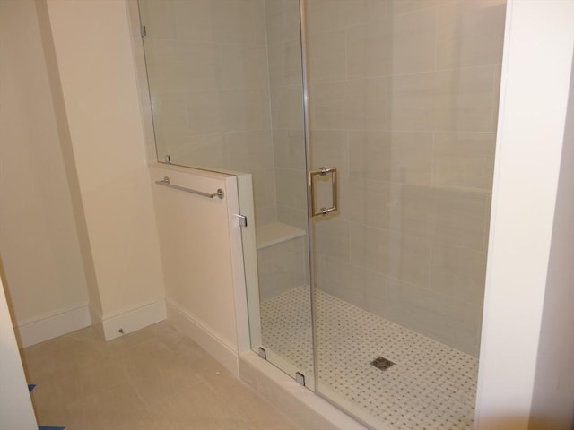 163 Johnson Woods Dr Unit 163, Reading, MA 01867 - bathroom with a shower stall and baseboards