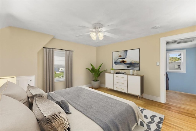 39 Carrlyn Rd, Brockton, MA 02301 - bedroom featuring light wood-style floors, attic access, and ceiling fan