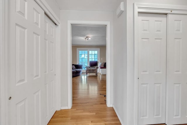 5 Upland St, Auburn, MA 01501 - hall featuring light wood-style flooring and baseboards