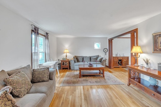 5 Upland St, Auburn, MA 01501 - living room with light wood-style flooring