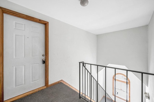 45 W 3rd St Unit 6, Lowell, MA 01850 - hall with an upstairs landing and carpet
