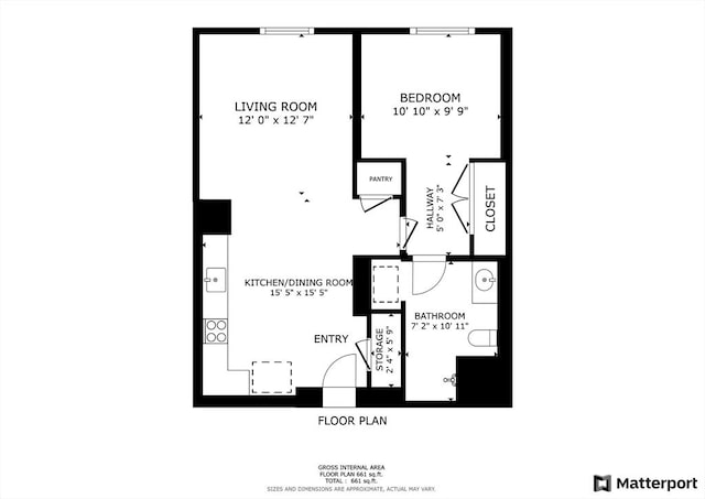 99 Sumner St Unit 305, Boston, MA 02128 - room layout