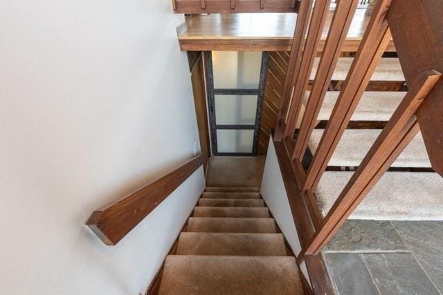 view of staircase