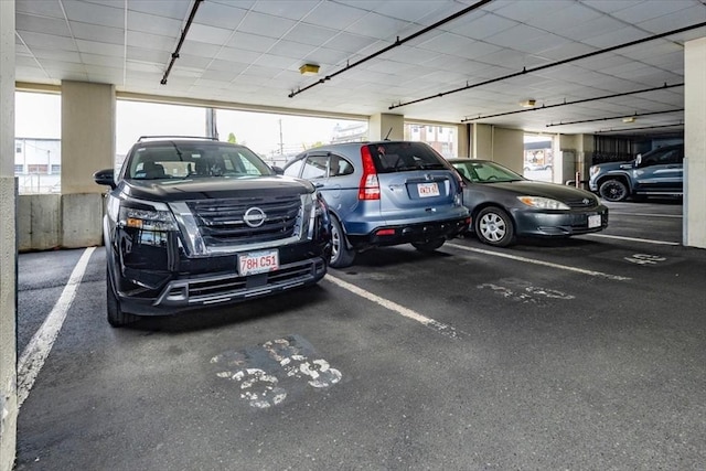 view of parking deck