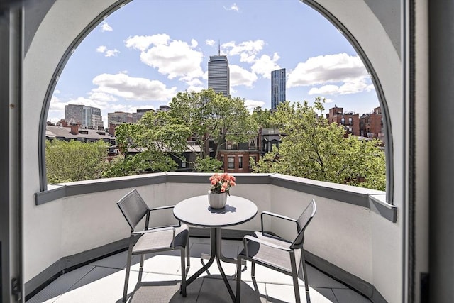 337 Marlborough Unit 3, Boston, MA 02115 - balcony with a city view