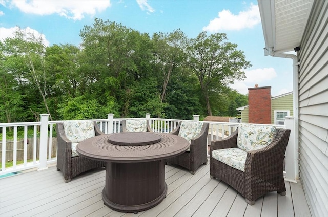 13 Westgate Rd, Framingham, MA 01701 - wooden deck featuring view of wooded area