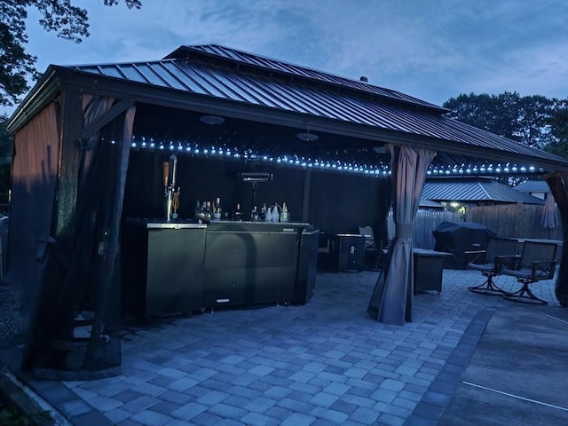 13 Westgate Rd, Framingham, MA 01701 - view of patio / terrace featuring a gazebo and grilling area