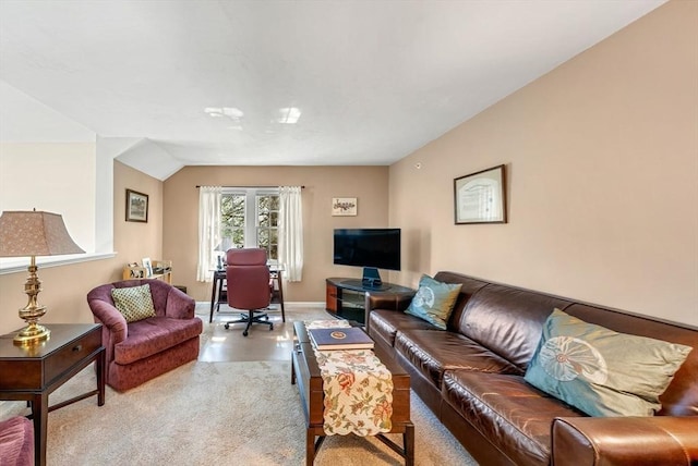 304 Godfrey Dr Unit 304, Norton, MA 02766 - living room featuring baseboards and an office area