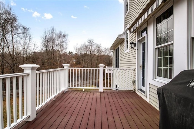 4 Rose Court Way Unit 4, Walpole, MA 02032 - wooden deck featuring a grill