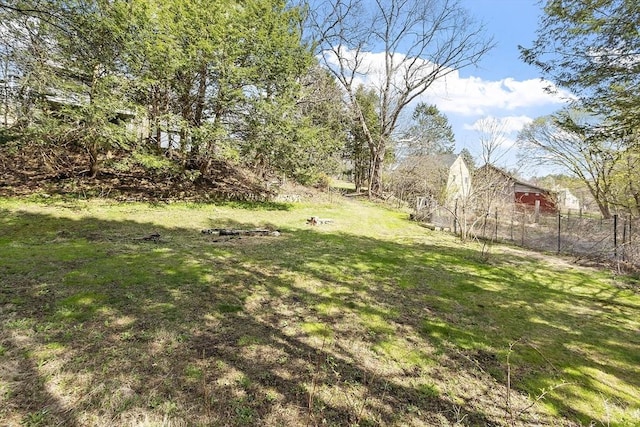 view of yard