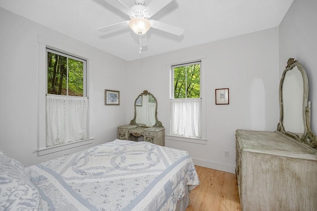 3 Chipmunk Trl Unit 3, Westford, MA 01886 - bedroom featuring light wood finished floors, baseboards, and ceiling fan