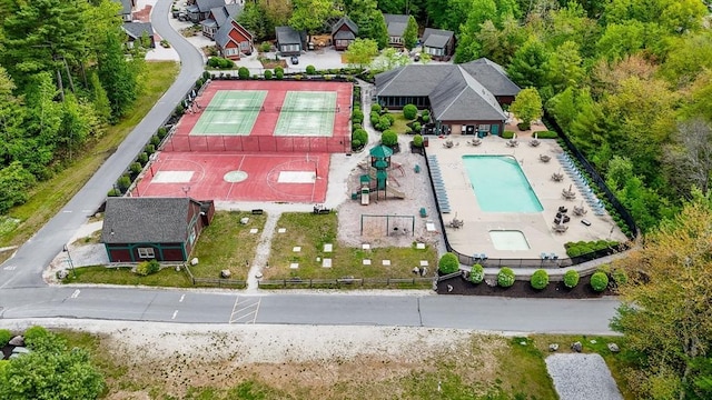 3 Chipmunk Trl Unit 3, Westford, MA 01886 - bird's eye view of a pool