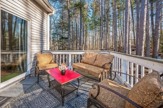 375 Winchendon Rd, Ashburnham, MA 01430 - wooden terrace featuring an outdoor hangout area