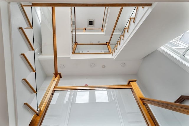 interior space featuring stairway