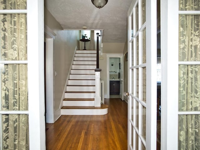 interior space featuring hardwood / wood-style floors